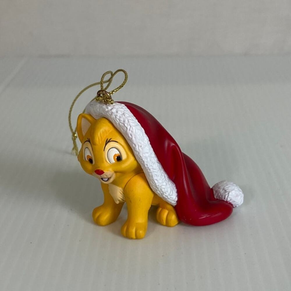 Vintage Disney Oliver in Oliver & Co. Movie Grolier Christmas Magic Ornament